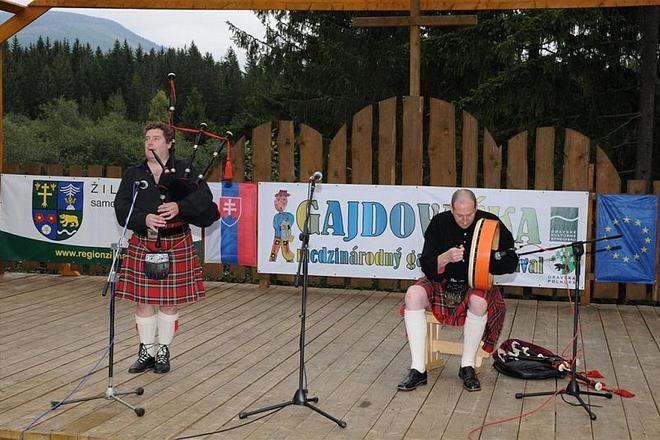 The Gajdovačka bagpipe festival featured players from Slovakia and abroad.. 