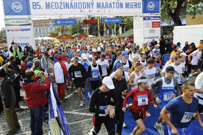 The Košice marathon attracts thousands every year. 