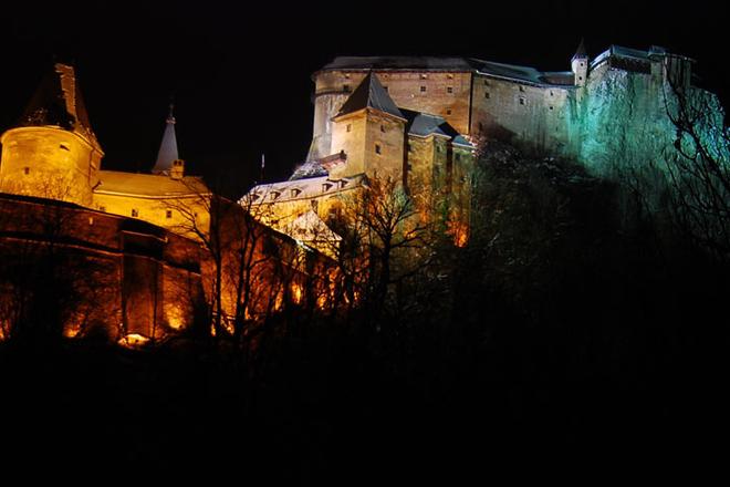 Orava Castle has had a lighting upgrade.