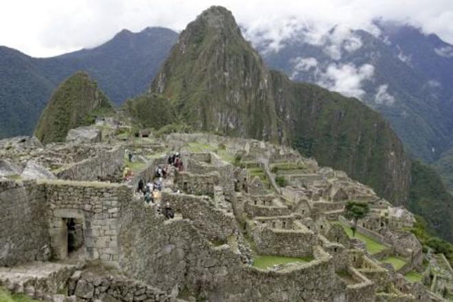 Machu Picchu in Peru. 