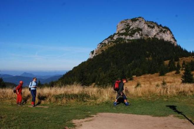 The Malý Rozsutec peak in Malá Fatra mountain range. 