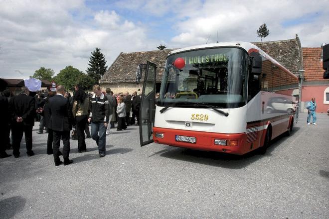 Bratislava municipal buses now run to towns and villages in neighbouring Austria. 