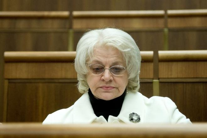 Labour Minister Viera Tomanová 
