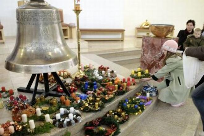Advent mass in St. Gorazd in Nitra