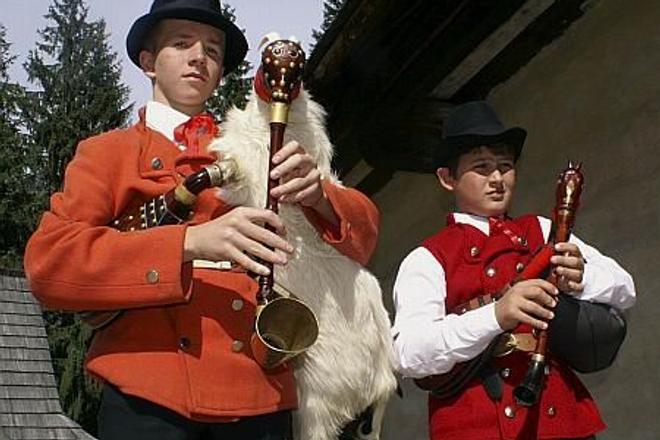 Young participants at the Gajdovačka (Bagpipe) Festival in May.