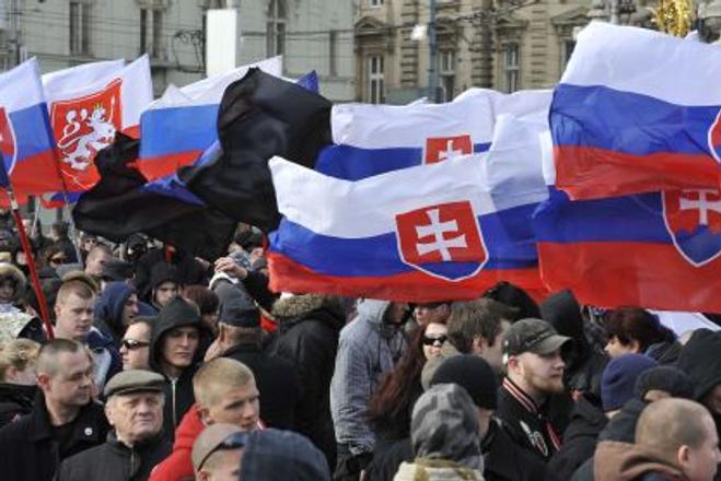 Politically motivated youths take part in demonstrations.