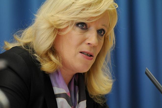 Iveta Radicova as prime minister in 2010.