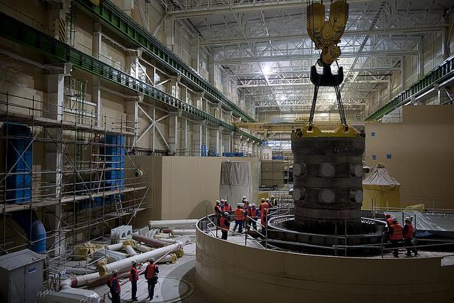 The new pressure vessel at Mochovce 3.