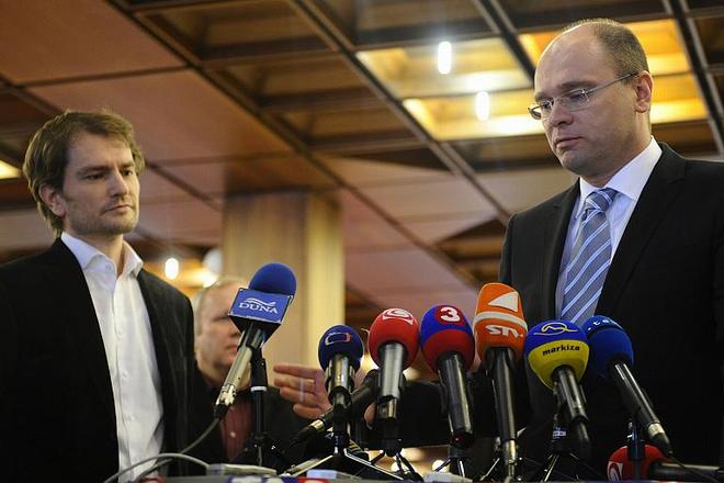Igor Matovič (left) and Richard Sulík are no longer in the same team.