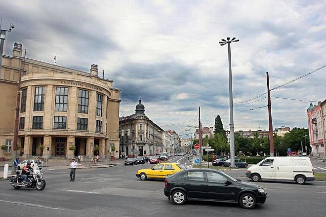 Comenius University in central Bratislava.