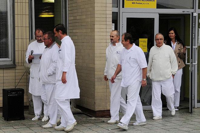 Hospital doctors plan to continue their protest.