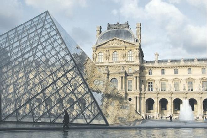 The Louvre , in Paris.