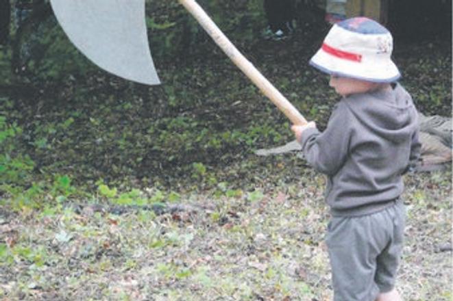 Children especially enjoyed the many events at the Muráň Plains National Park.