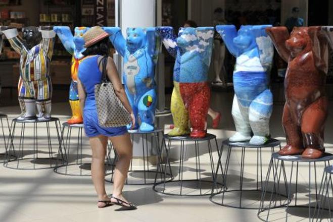 United Buddy Bears in Polus in Bratislava