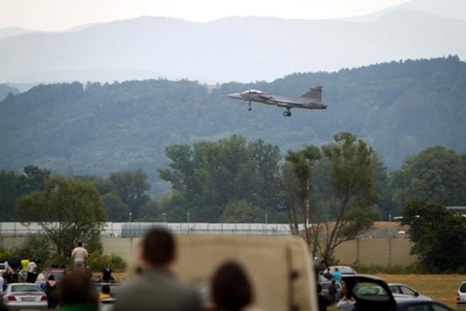 Sliač Airport also hosts the international airshow every summer. 