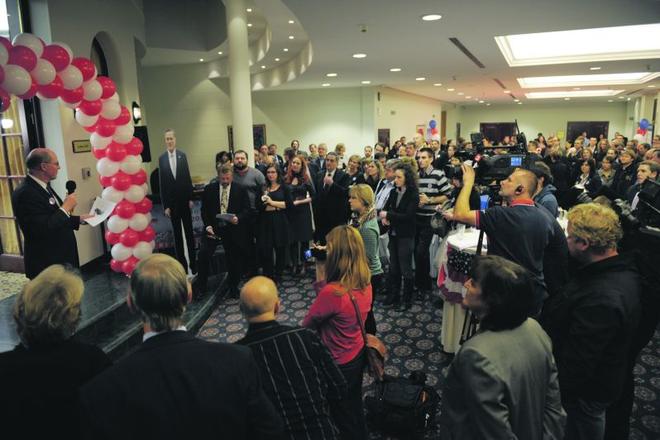 The Election Night 2012 in Bratislava.