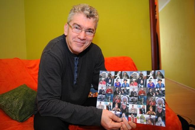 Proud pexeso collector Ľuboš Horňák.