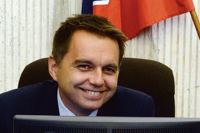 Finance Minister Peter Kažimir