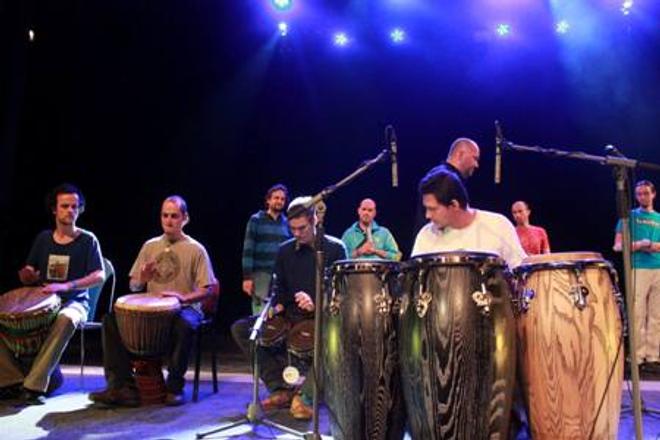 Martin Verdonk's "drum circle"