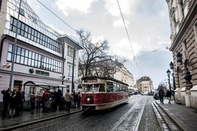 Trams in Bratislava will be re-routed across Jesenského Street. 