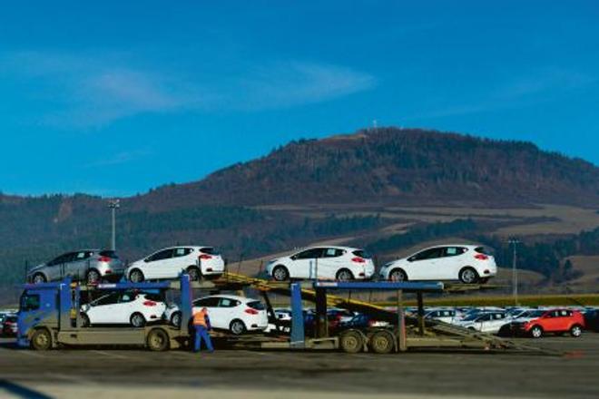 Slovakia is a big exporter of cars.