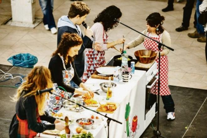 Exotic food was a big attraction.