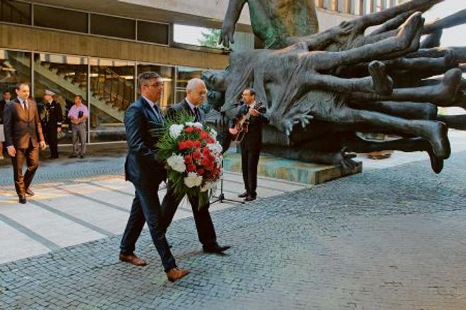 ARomaHolocaust memorial event took place in Banská Bystrica on August 2.
