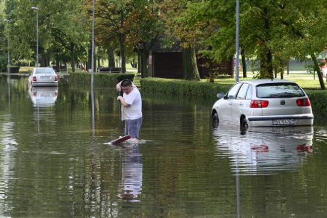 Storm hit the Strkovec Lake