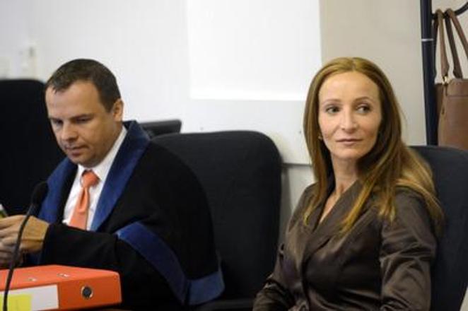 Defendant Eva Z. before the Pezinok court.