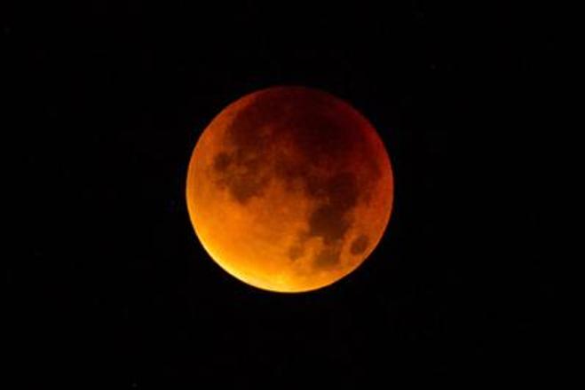 Blood Moon in Bratislava.