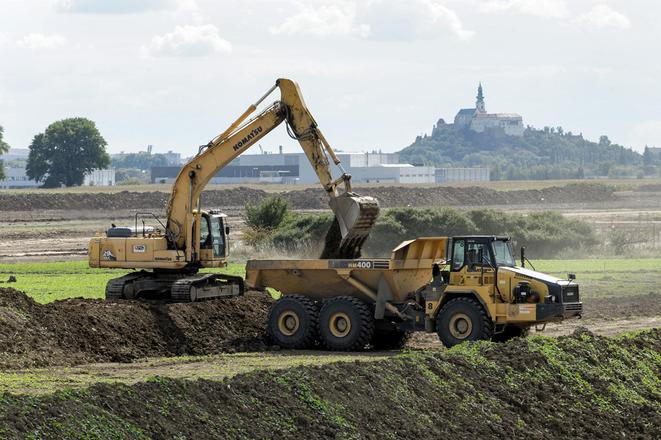 Work is underway on the strategic park in Nitra.