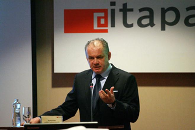 President Andrej Kiska at the ITAPA congress 