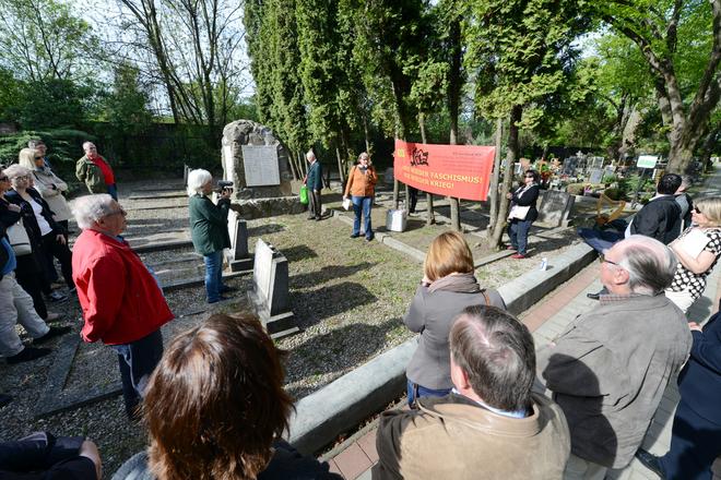 Commemorating the Holocaust in Petržalka.
