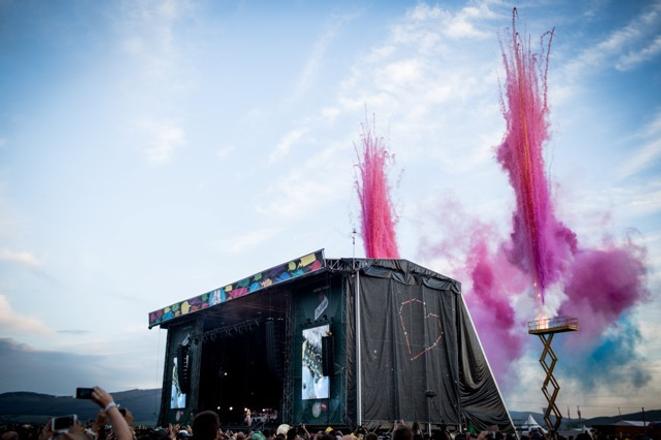 Pohoda 2015, Björk performing.