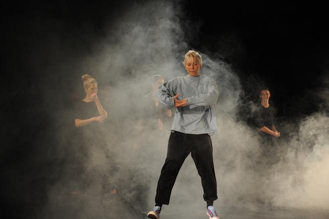 Slovak Dances: choreographer Natália Horečná in foreground