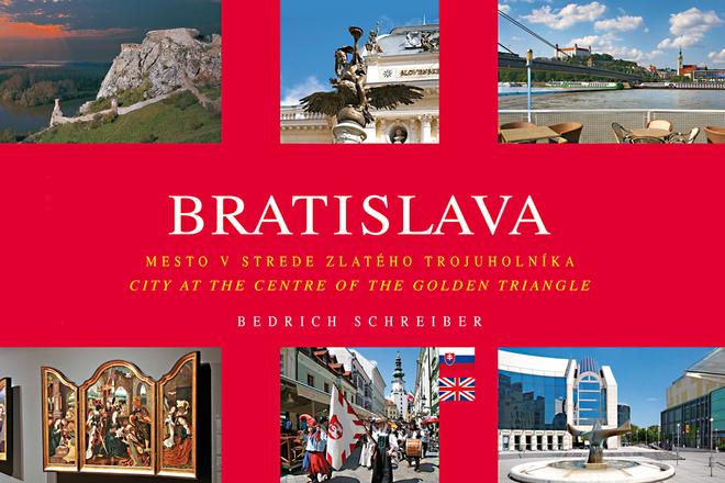 The jacket of book about Bratislava