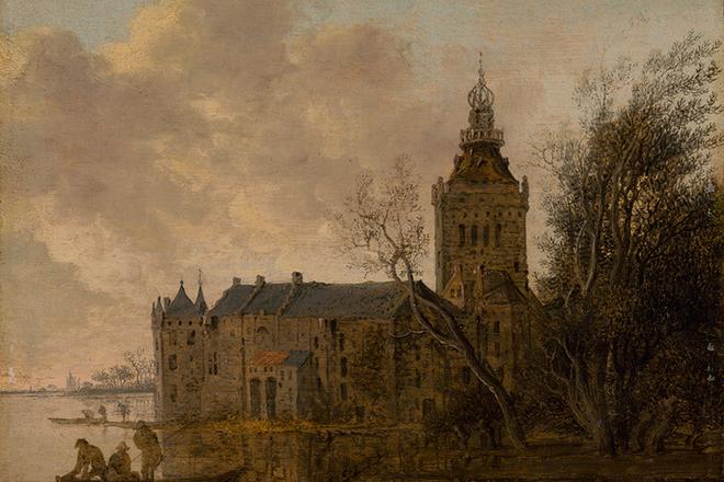 A. Jansz van der Croos: The Montfort Castle, 1653 (Netherlandish Painting exhibition)