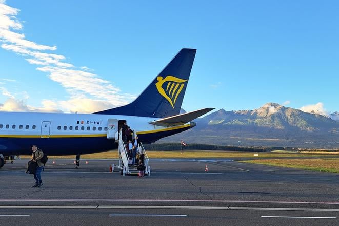 The Poprad-Tatry airport.
