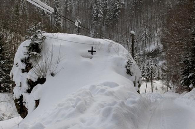 Slovak mountians have their fatal avalanches, too. Illustartive stock photo