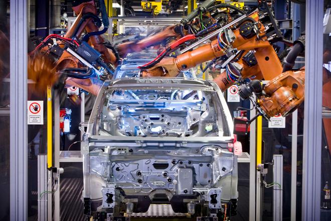 Production in Volkswagen Slovakia.