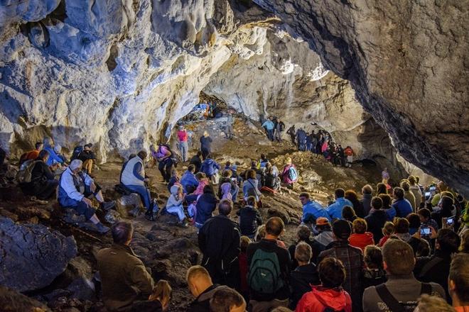 The July 2 concert in Pružinská Dúpna Cave