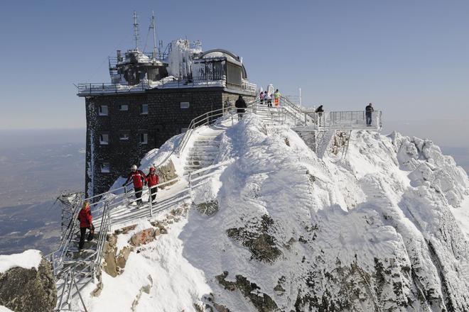 The observatory at the Lomnický Štít peak 