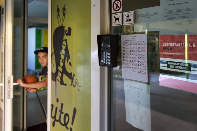 Teachers at more than 100 schools attended the strike.