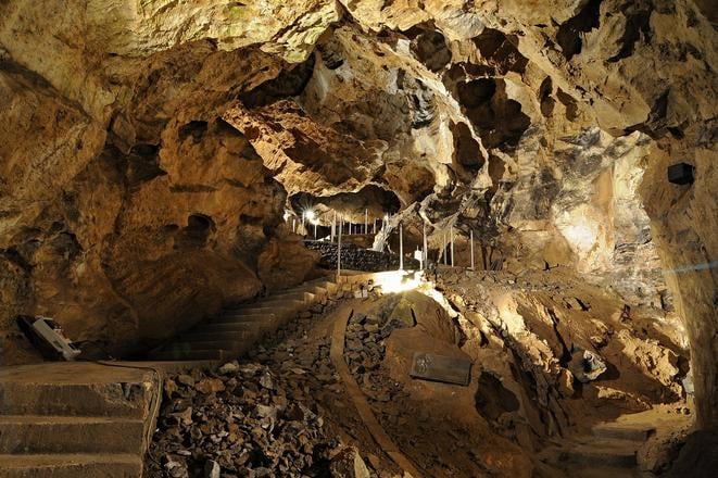 One of the halls in Belianska Cave