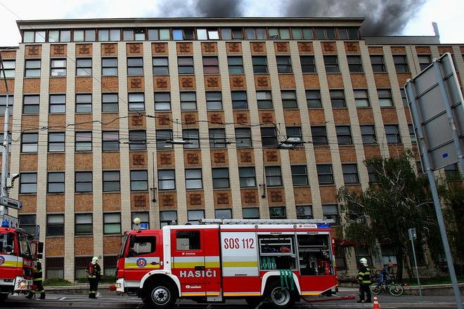 Fire at STU - illustartive stock photo