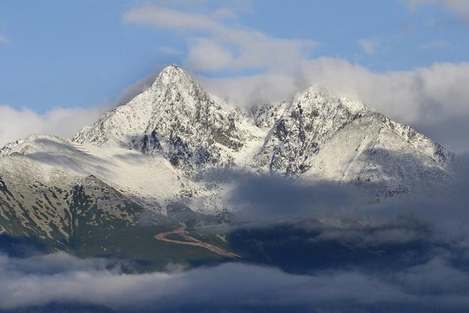 Lomnický Štít peak in the High Tatras