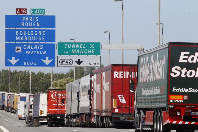 The disputed photo from Calais, used to spread a hoax.