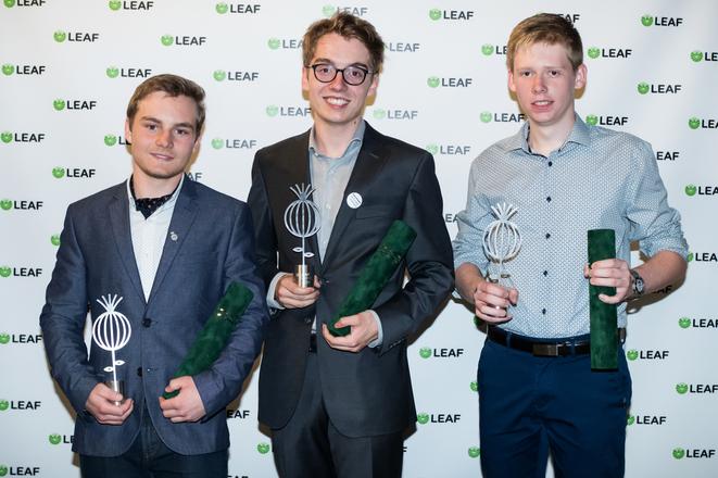 Filip Geib, Emanuel Kucbel and Peter Škripko