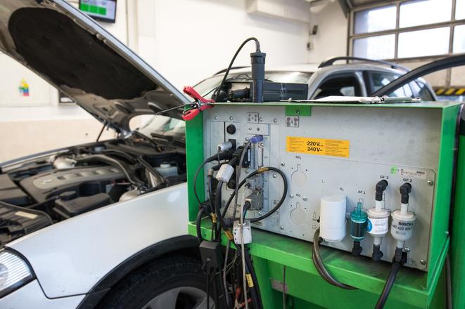 Technical inspection. Illustration stock photo