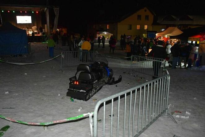 A scooterist drove into a crowd on March 2.